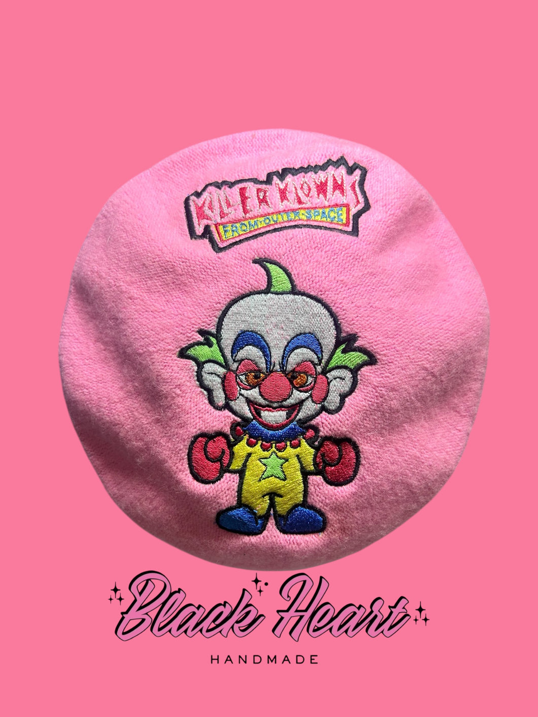 Killer clown pink beret