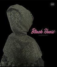 Load image into Gallery viewer, Hooded batwing caplet
