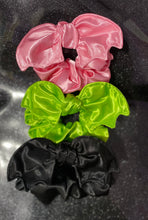Load image into Gallery viewer, LARGE Batwing scrunchies
